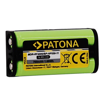 PATONA - Batería Aku Sony BP-HP550 700mAh Ni-Mh MDR-RF4000