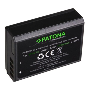 PATONA - Batería Canon LP-E10 1020mAh Li-Ion Premium