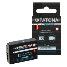 PATONA - Batería Canon LP-E17 1050mAh Li-Ion Platinum Decoded