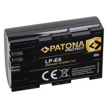 PATONA - Batería Canon LP-E6 2000mAh Li-Ion Protect