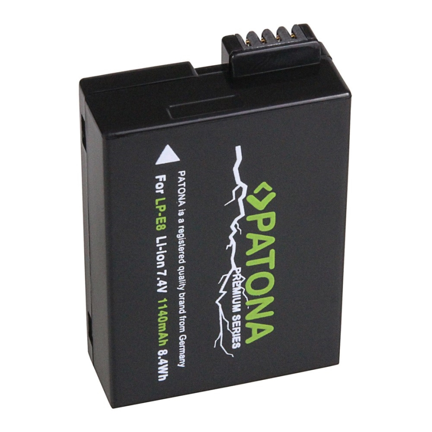 PATONA - Batería Canon LP-E8 1140mAh Li-Ion Premium
