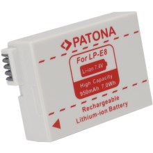 PATONA - Batería Canon LP-E8 950mAh Li-Ion