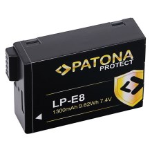 PATONA - Batería Canon LP-E8/LP-E8+ 1300mAh Li-Ion Protect