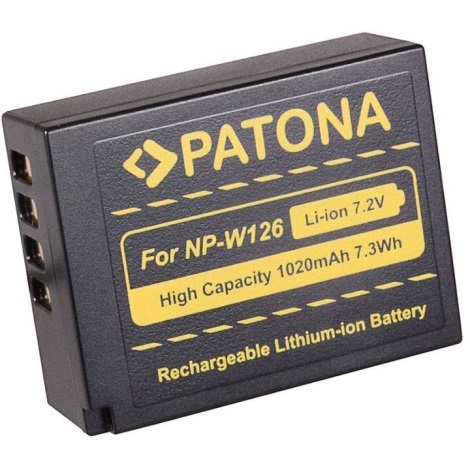 PATONA - Batería Fuji NP-W126 1020mAh Li-Ion