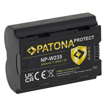 PATONA - Batería Fuji NP-W235 2400mAh Li-Ion 7,2V Protect X-T4