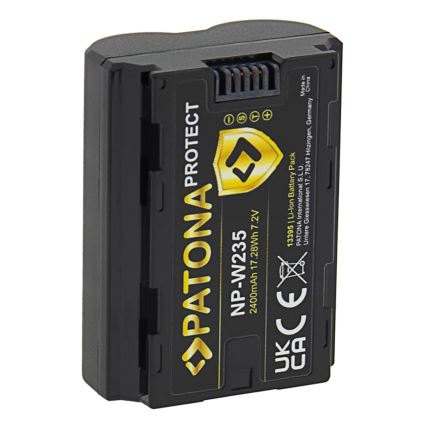 PATONA - Batería Fuji NP-W235 2600mAh Li-Ion 7,2V Protect X-T4