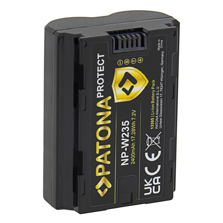 PATONA - Batería Fuji NP-W235 2600mAh Li-Ion 7,2V Protect X-T4