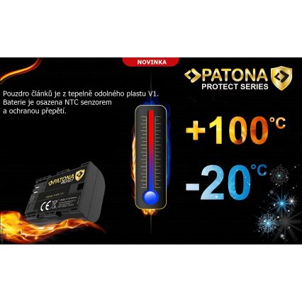 PATONA - Batería Fuji NP-W235 2600mAh Li-Ion 7,2V Protect X-T4