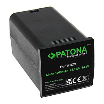 PATONA - Batería GODOX AD200 3200mAh Li-Ion 14,4V WB29