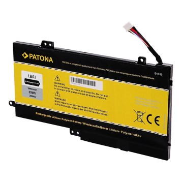 PATONA - Batería HP Envy x360 m6 3400mAh Li-Pol 11,4V LE03XL