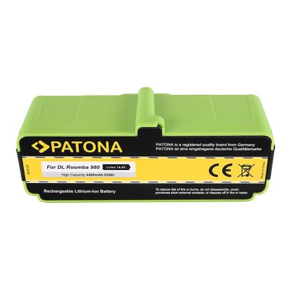 PATONA - Batería iRobot Roomba 980 5200mAh 14,4V Li-lon