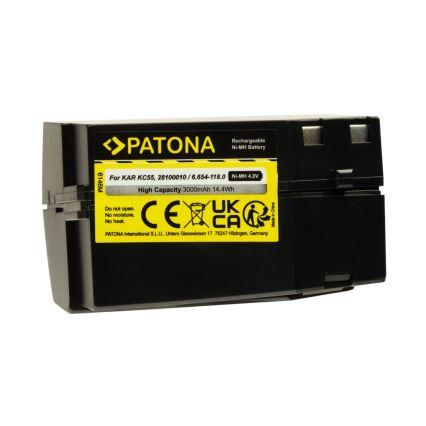 PATONA - Batería Kärcher K55/K65 3000mAh, Ni-Mh 4,8V 14,4Wh