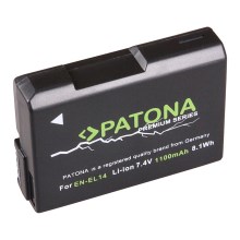 PATONA - Batería Nikon EN-EL14 1100mAh Li-Ion Premium
