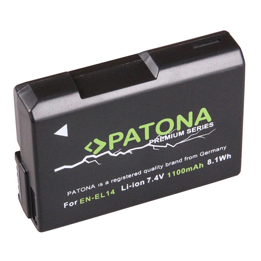 PATONA - Batería Nikon EN-EL14 1100mAh Li-Ion Premium