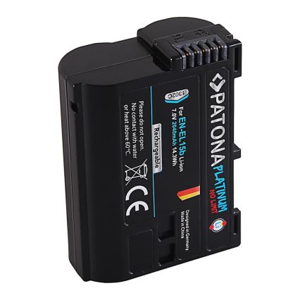 PATONA - Batería Nikon EN-EL15B 2040mAh Li-Ion Platinum