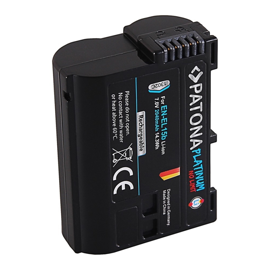 PATONA - Batería Nikon EN-EL15B 2040mAh Li-Ion Platinum