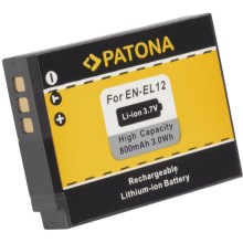 PATONA - Batería Nikon ENEL12 800mAh Li-Ion