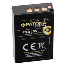 PATONA - Batería Olympus BLS5 1100mAh Li-Ion Protect