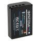 PATONA - Batería Olympus BLX-1 2400mAh Li-Ion Platinum cargador USB-C