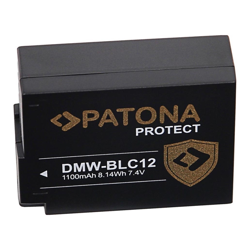 PATONA - Batería Panasonic DMW-BLC12 E 1100mAh Li-Ion Protect