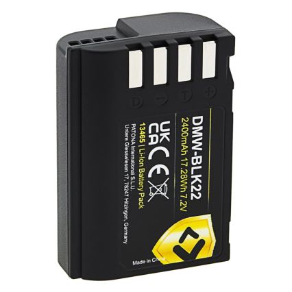 PATONA - Batería Panasonic DMW-BLK22 2400mAh Li-Ion Protect