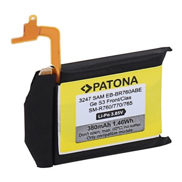 PATONA - Batería Samsung Gear S3 380mAh