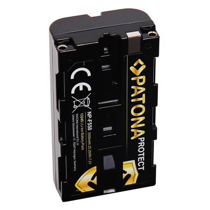 PATONA - Batería Sony NP-F550 3500mAh Li-Ion 7.2V Protect