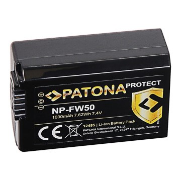 PATONA - Batería Sony NP-FW50 1030mAh Li-Ion Protect