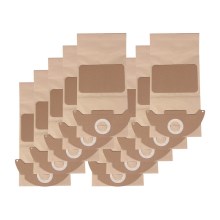 PATONA - Bolsas para aspiradora KÄRCHER K2501/K2601/K3001/K2101/K2301 papel - 10 piezas
