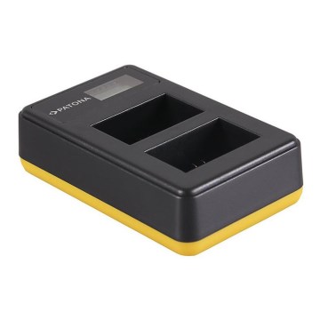 PATONA - Cargador Doble LCD Sony NP-FW50- USB
