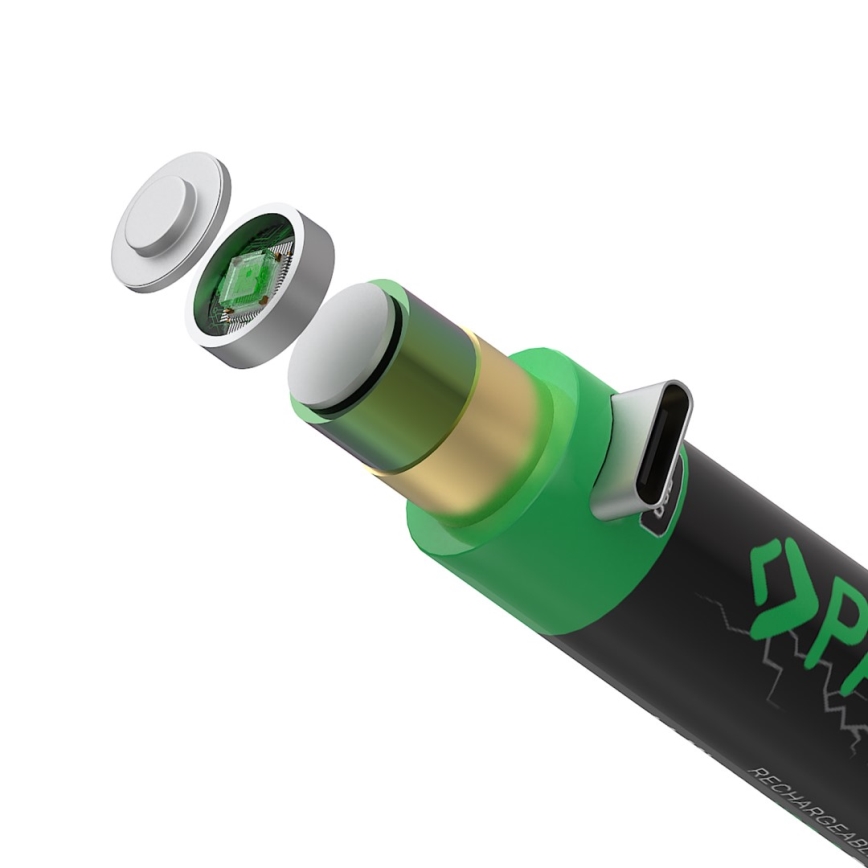 PATONA - SET 4x Batería AA/LR6 Li-Pol 2000mAh 1,5Vs con carga USB-C