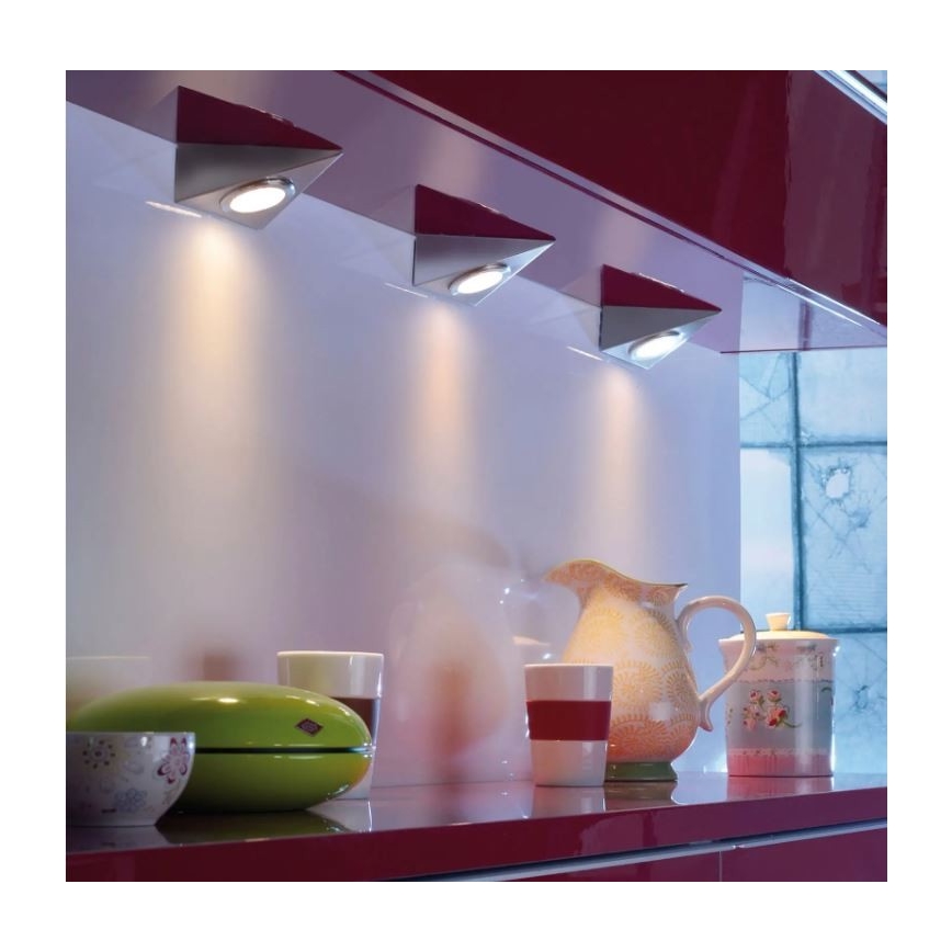 Paul Neuhaus 1119-55-3 - SET 3x LED de iluminación para muebles con sensor HELENA LED/2,5W/230V