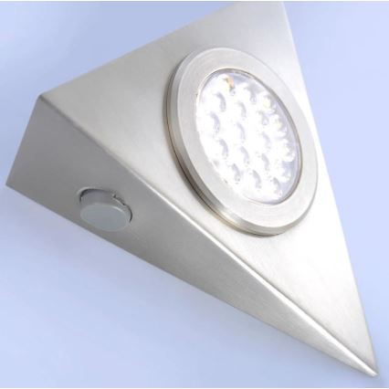 Paul Neuhaus 1119-55-3 - SET 3x LED de iluminación para muebles con sensor HELENA LED/2,5W/230V