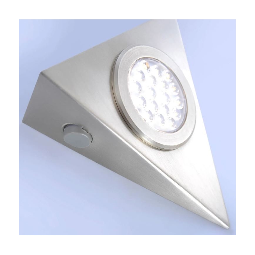 Paul Neuhaus 1119-55-3 - SET 3x LED de iluminación para muebles con sensor HELENA LED/2,5W/230V