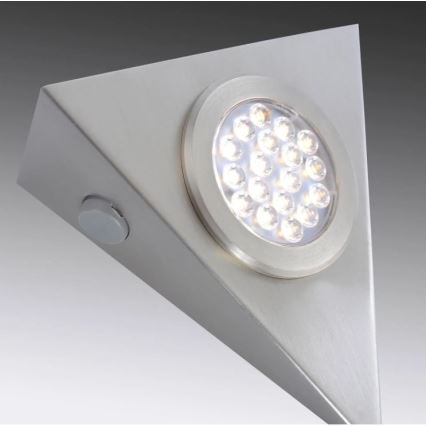 Paul Neuhaus 1119-55-3 - SET 3x LED de iluminación para muebles con sensor HELENA LED/2,5W/230V