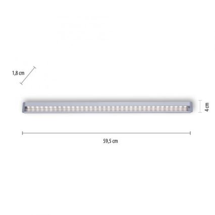 Paul Neuhaus 1122-95 - Lámpara LED bajo el armario de la cocina HELENA LED/6W/230V