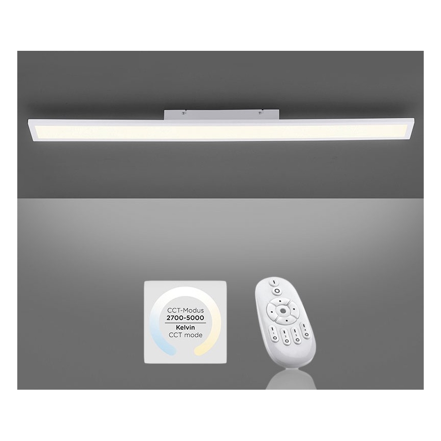 Paul Neuhaus 16537-16-O - Panel LED de superficie regulable FLAT LED/21W/230V + mando a distancia