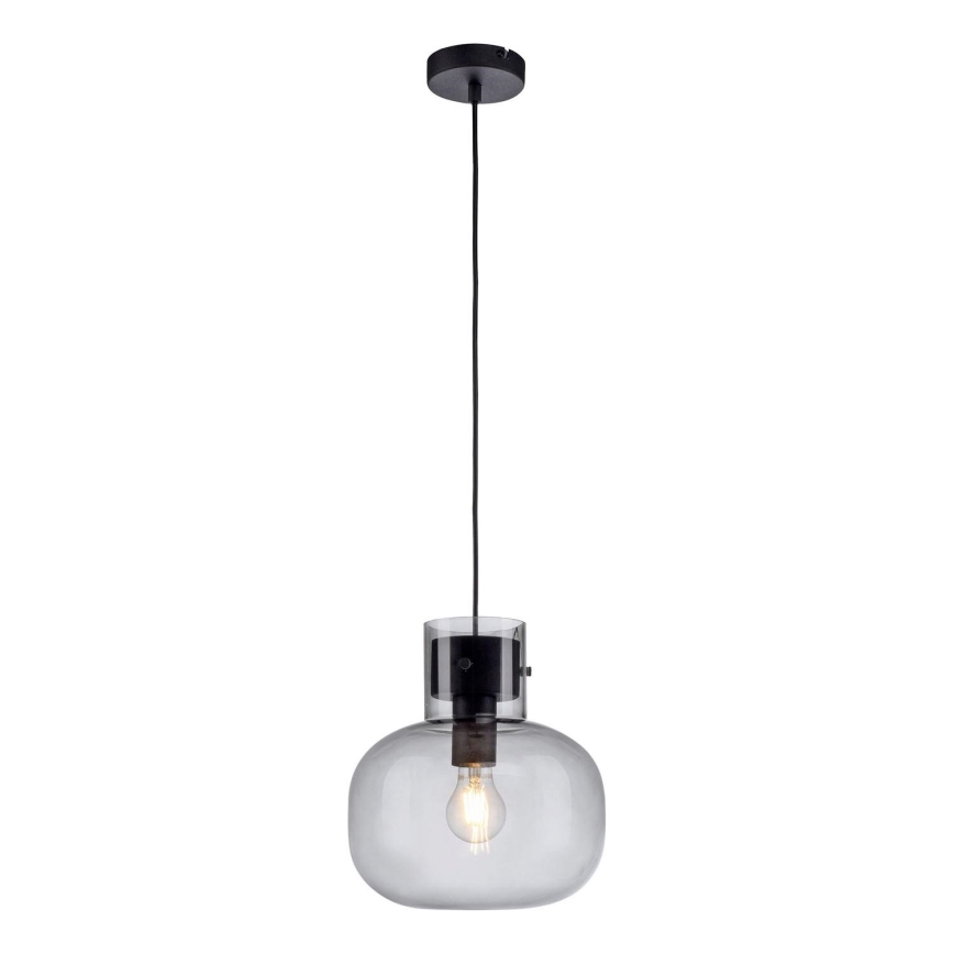 Paul Neuhaus 2003-25 - Lámpara colgante SHITAKE 1xE27/10W/230V diá. 25 cm humo