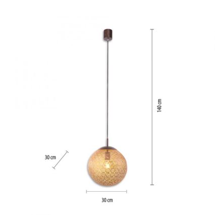 Paul Neuhaus 2420-48 - Lámpara colgante GRETA 1xE27/60W/230V diá. 30 cm