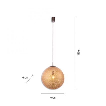 Paul Neuhaus 2421-48 - Lámpara colgante GRETA 1xE27/60W/230V diá. 40 cm