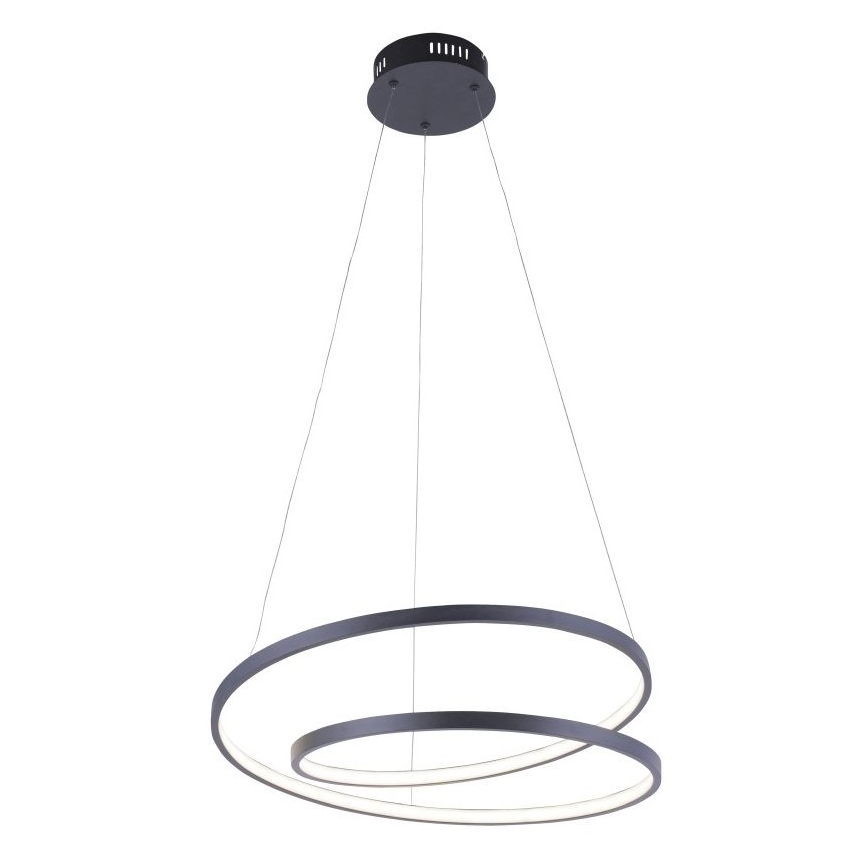 Paul Neuhaus 2472-18 - Lámpara de araña LED regulable de cable ROMAN LED/30W/230V negro