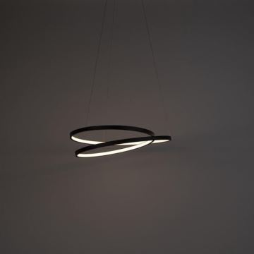 Paul Neuhaus 2472-18 - Lámpara de araña LED regulable de cable ROMAN LED/30W/230V negro