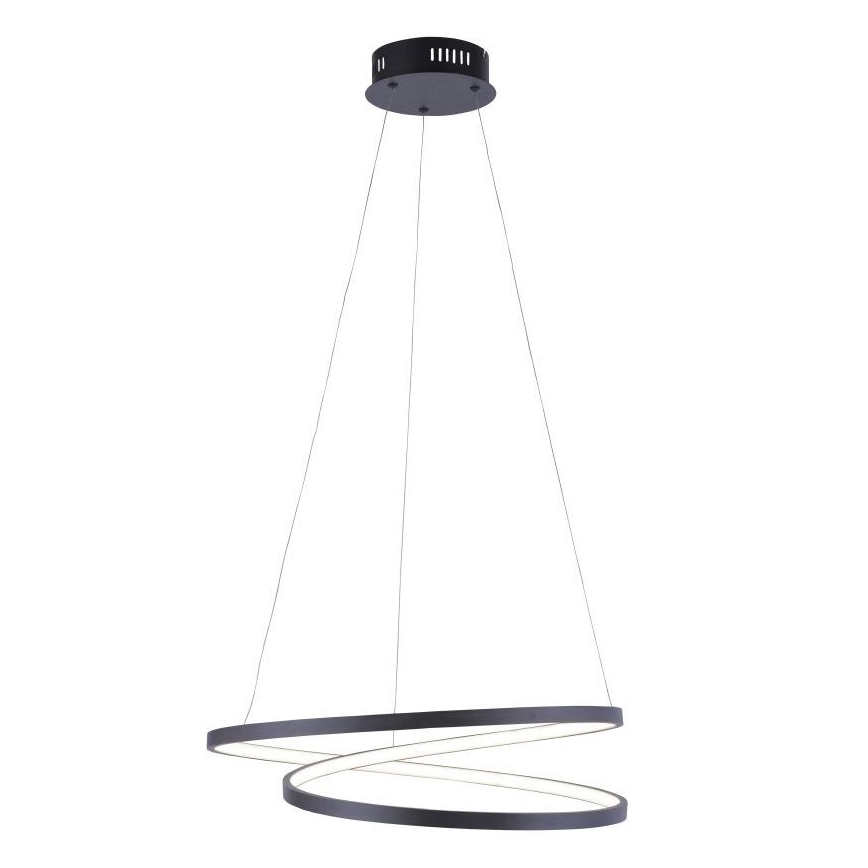 Paul Neuhaus 2472-18 - Lámpara de araña LED regulable de cable ROMAN LED/30W/230V negro