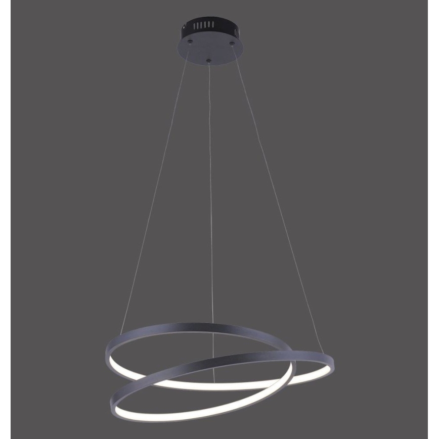 Paul Neuhaus 2472-18 - Lámpara de araña LED regulable de cable ROMAN LED/30W/230V negro