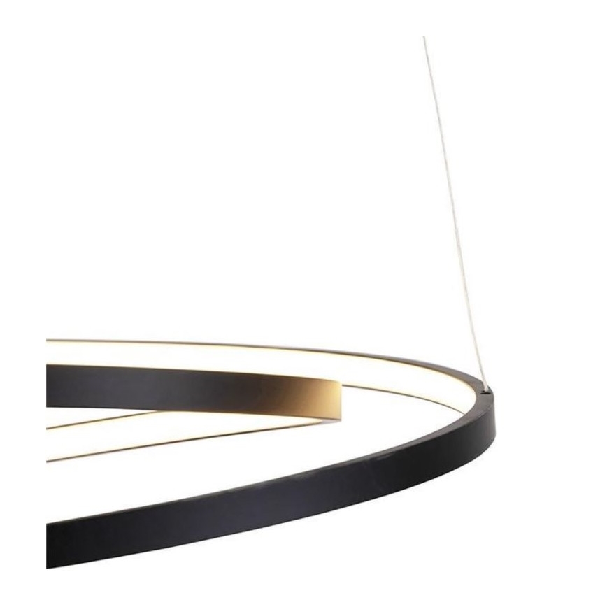 Paul Neuhaus 2472-18 - Lámpara de araña LED regulable de cable ROMAN LED/30W/230V negro