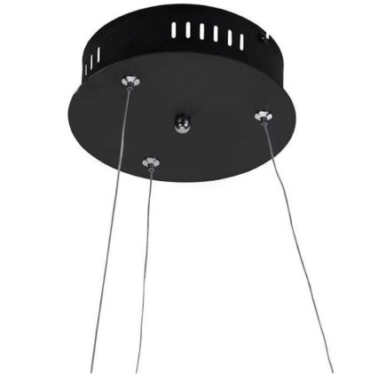 Paul Neuhaus 2472-18 - Lámpara de araña LED regulable de cable ROMAN LED/30W/230V negro