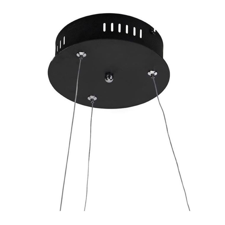 Paul Neuhaus 2472-18 - Lámpara de araña LED regulable de cable ROMAN LED/30W/230V negro