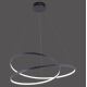 Paul Neuhaus 2474-18 - Lámpara de araña LED regulable de cable ROMAN LED/40W/230V negro