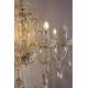 Paul Neuhaus 3081-97 - Lámpara colgante de cristal con cadena GRACIA 8xE14/40W/230V dorado