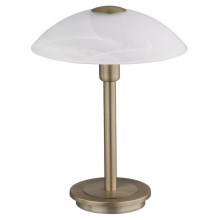 Paul Neuhaus 4235-11 - Lámpara de mesa regulable ENOVA 1xG9/28W/230V bronce